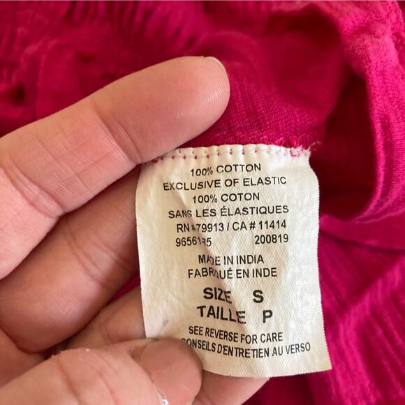 Motherhood Fuschia Tank Top, Size S Maternity - Picture 5 of 6